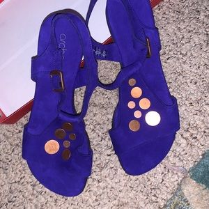 GUC Arche Sandals sz 38 blue